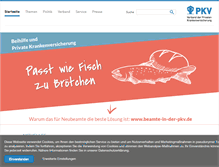 Tablet Screenshot of pkv.de